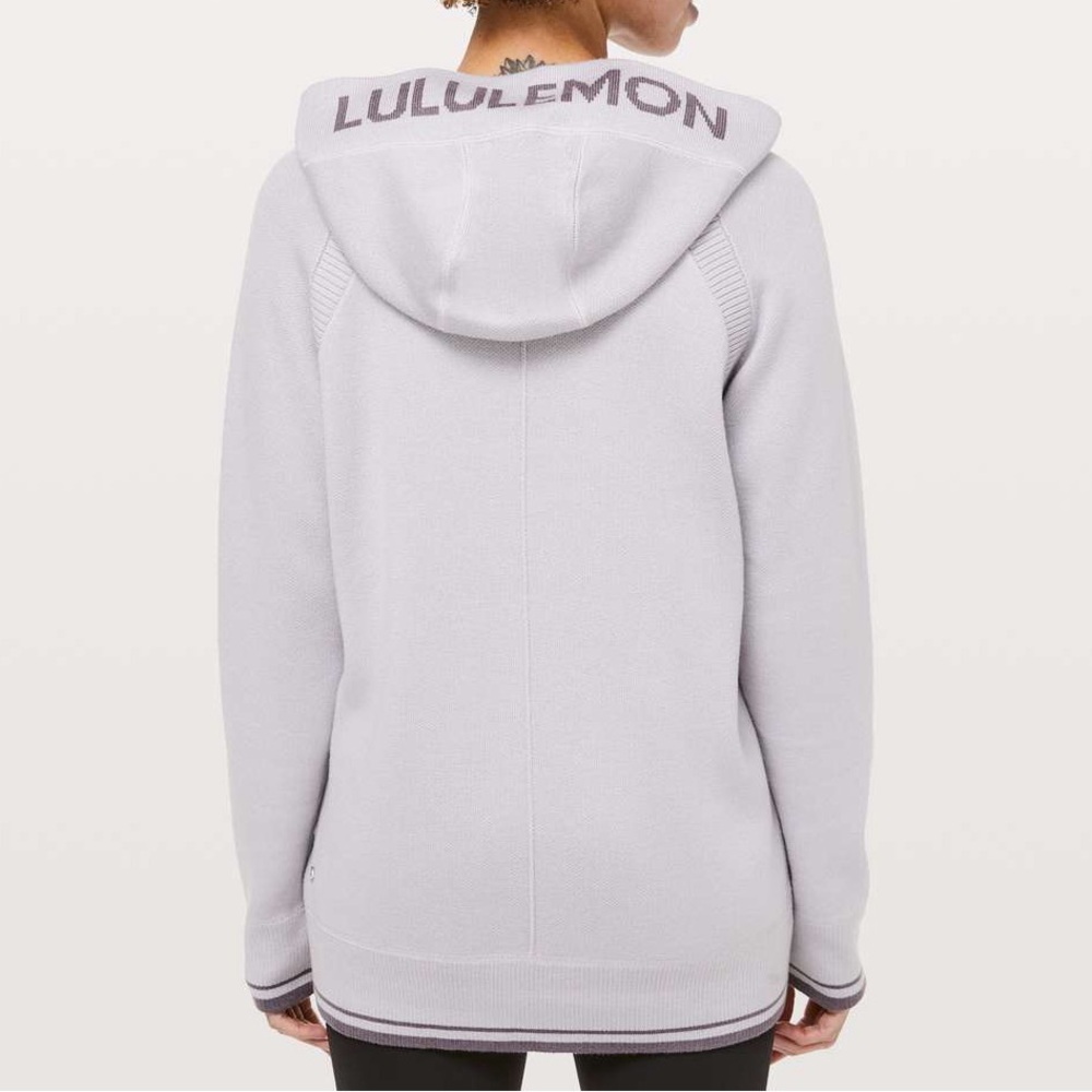 Lululemon Soothe Away Hoodie Stargaze / Graphite Purple Sz 8